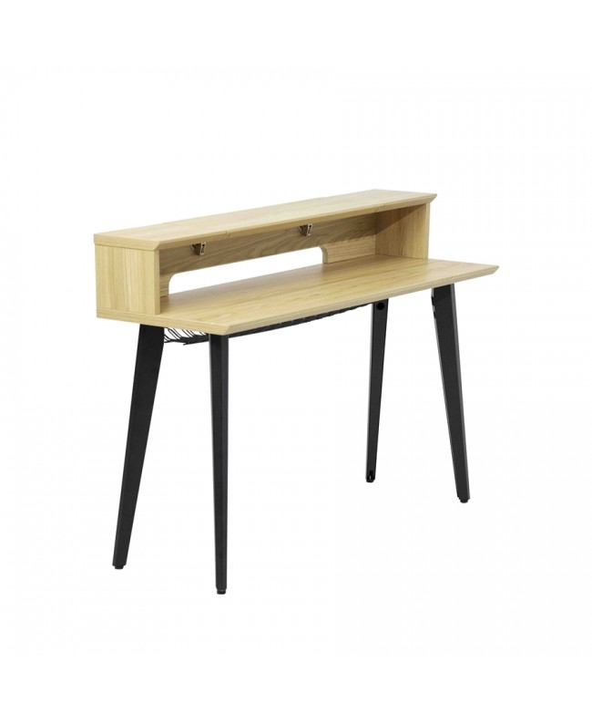 Gator Frameworks GFW-ELITEKEYTBL61-MPL Workstation in legno per tastiere fino a 61 tasti, colore acero naturale opaco Studiom...