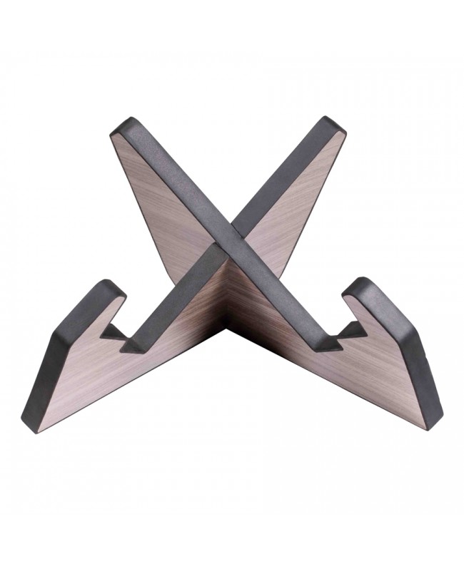 Gator Frameworks GFW-ELITEGTRXSTD-GRY Guitar X Stand in Driftwood Gray Finish Studio furniture