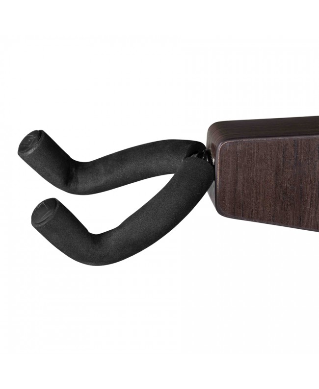 Gator Frameworks GFW-ELITEGTRHNGSTD-BRN Stand appendi-chitarra in finitura marrone noce scuro Mobili da Studio