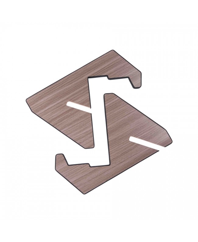 Gator Frameworks GFW-ELITEGTRXSTD-GRY Gitarrenständer X in Driftwood grey finish Studiomöbel