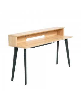 Gator Frameworks GFW-ELITEKEYTBL88-MPL Workstation in legno per tastiere fino a 88 tasti, colore acero naturale opaco Studiom...