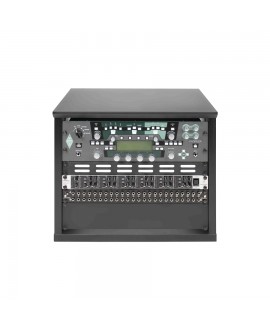 Gator Frameworks GFW-ELITERK-8U-BLK Rack 8U in legno nero finitura standard Rack 19"