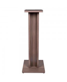 Gator Frameworks GFW-ELITESPKSTMN-GRY Coppia di supporti per monitor da studio in legno con finitura grigia Driftwood Studiom...