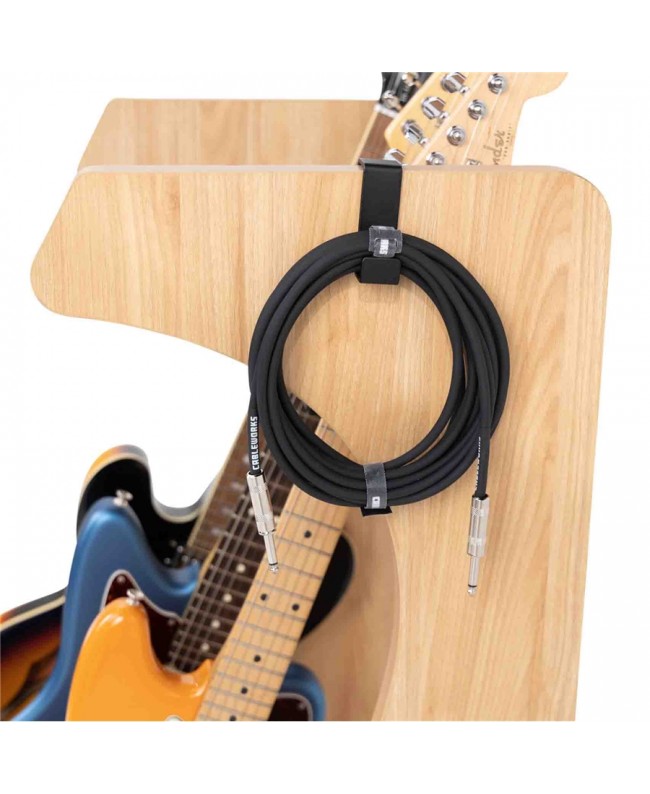 Gator Frameworks GFW-ELITEGTR3RK-MPL Rack per chitarre 3-4 posti in finitura acero naturale opaco Studiomöbel