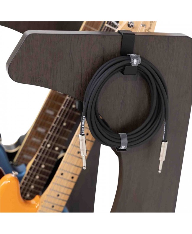Gator Frameworks GFW-ELITEGTR3RK-BRN Rack per chitarre 3-4 posti in finitura noce scuro Studiomöbel