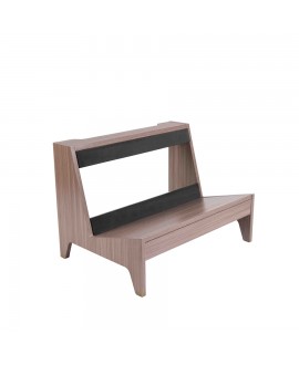 Gator Frameworks GFW-ELITEGTRAMPLG-GRY Großer Combo-Verstärkerständer in Driftwood Grey Finish Studiomöbel