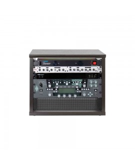 Gator Frameworks GFW-ELITERK-8U-BRN Rack 8U in legno noce scuro finitura standard 19" Racks