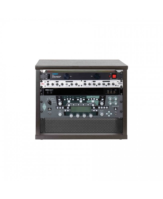 Gator Frameworks GFW-ELITERK-8U-BRN Rack 8U in legno noce scuro finitura standard 19" Racks