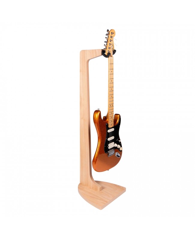 Gator Frameworks GFW-ELITEGTRHNGSTD-MPL Stand appendi-chitarra in finitura naturale acero opaco Studiomöbel