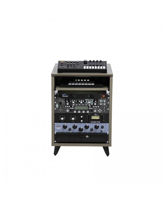 Gator Frameworks GFW-ELITEDESKRK-GRY Rack studio 10U in grigio driftwood 19" Rack