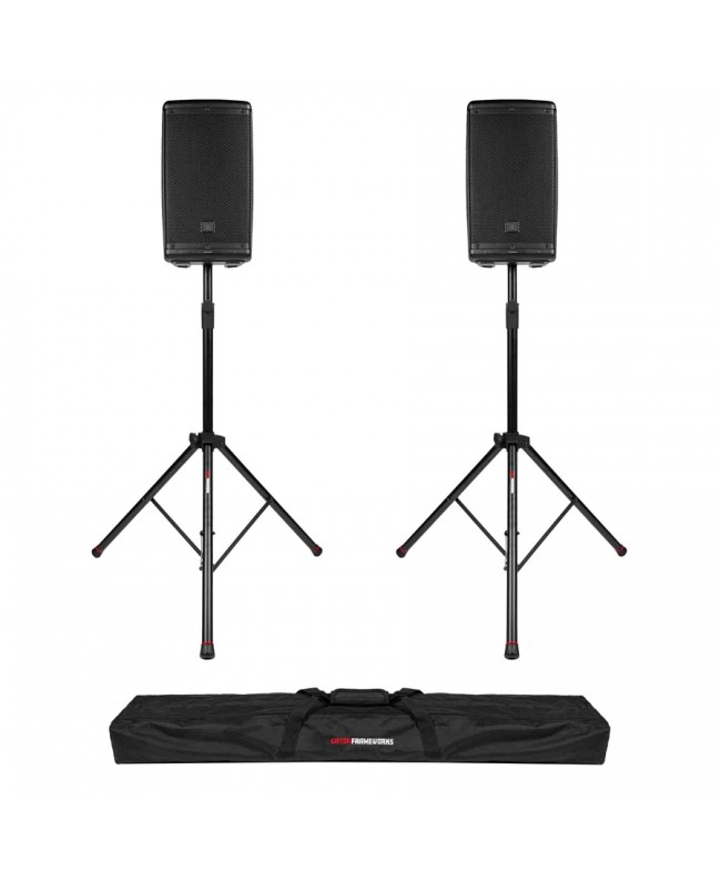 Gator Frameworks GFW-SPK-3000SET - Deluxe pair of speaker stands with bag Speaker Supports