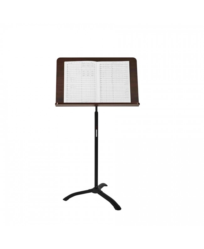 Gator Frameworks GFW-MUS-5000 - Leggio musicale in legno per direttore con base pieghevole Supporti per leggii