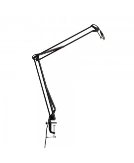 Gator Frameworks GFWMICBCBM1000 - Asta microfonica broadcast con montaggio da scrivania Table Stands