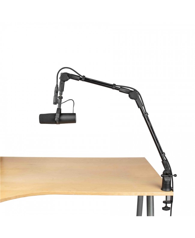 Gator Frameworks GFWMICBCBM0500 - Asta microfonica broadcast con profilo alleggerito Table Stands