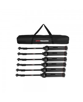 Gator Frameworks GFW-MIC-6TRAY Vassoio per 6 microfoni compatibile con stand microfonici Bags for microphone supports