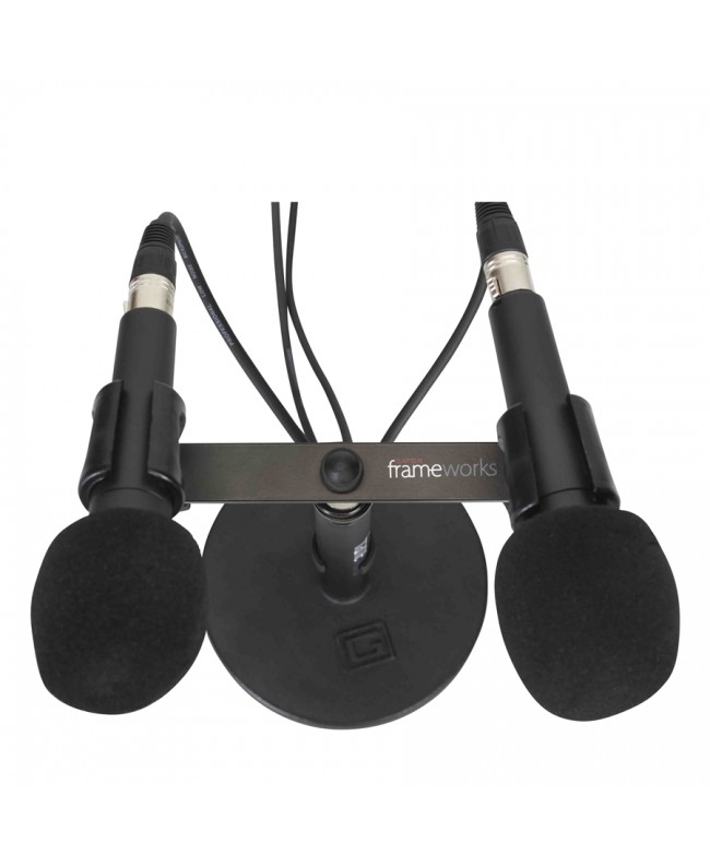 Gator Frameworks GFWMIC1TO2 Supporto barra microfonica 1 a 2 Accessori