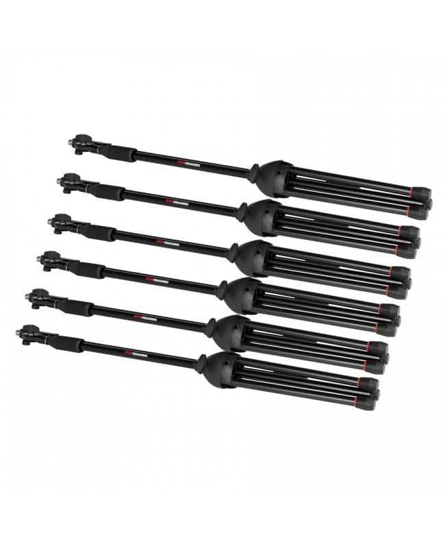 Gator Frameworks GFW-MIC-6TRAY Vassoio per 6 microfoni compatibile con stand microfonici Bags for microphone supports