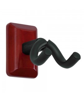 Gator Frameworks GFW-UKE-HNGRCHR Wall mount for ukulele and mandolin with cherry plate Wall Mounts