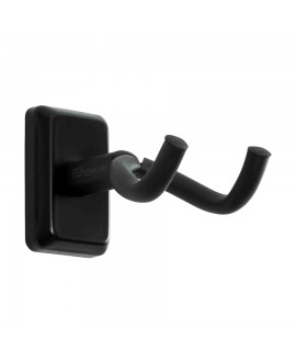 Gator Frameworks GFW-GTR-HNGRBLK Guitar wall mount with black plate Wall Mounts