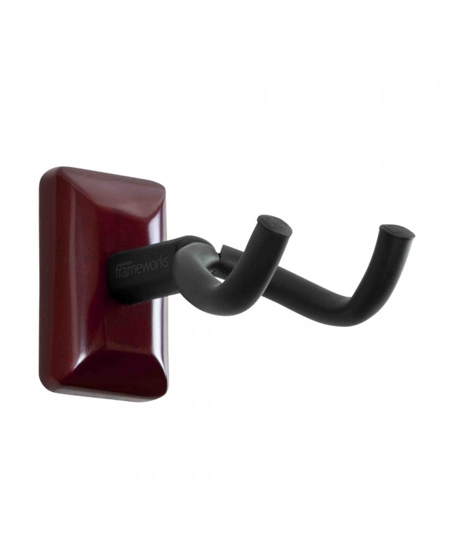 Gator Frameworks GFW-GTR-HNGRCHR Supporto a muro per chitarra con piastra ciliegio Supporti a muro