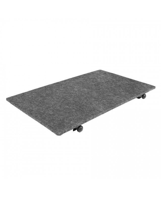 Gator Frameworks GFW-UTL-CART-LD Piano inferiore per carrelli utility con superficie piana antiscivolo Trolley
