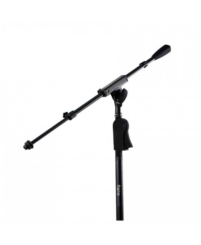 Gator Frameworks GFW-MIC-2120 Deluxe-Mikrofonständer mit Stativfuß und Teleskopausleger Bodenstative
