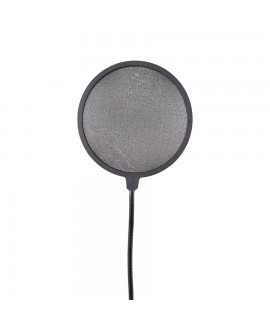 Gator Frameworks RI-POPFILTER Filtro anti-pop per microfono con montaggio a morsetto Popkiller