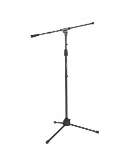 Gator Frameworks GFW-MIC-2010 Supporto microfonico standard con base treppiede e braccio singolo Supporti da pavimento