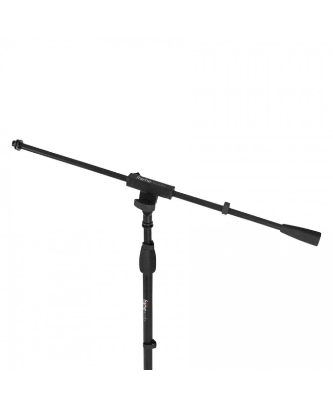 Gator Frameworks GFW-MIC-2010 Supporto microfonico standard con base treppiede e braccio singolo Supporti da pavimento