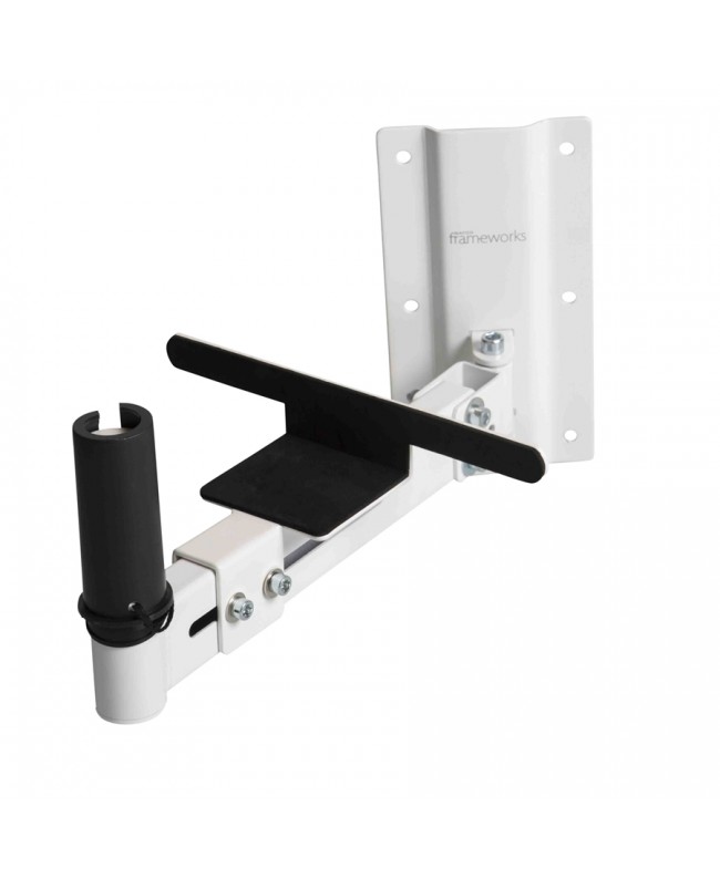 Gator Frameworks GFWSPKWM100W - Frameworks Wall Mount Speaker Stand - White Wall Brackets