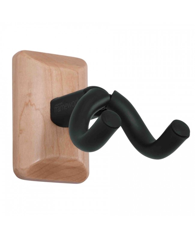 Gator Frameworks GFW-UKE-HNGRMPL Supporto da parete per ukulele e mandolino con piastra in acero Supporti a muro