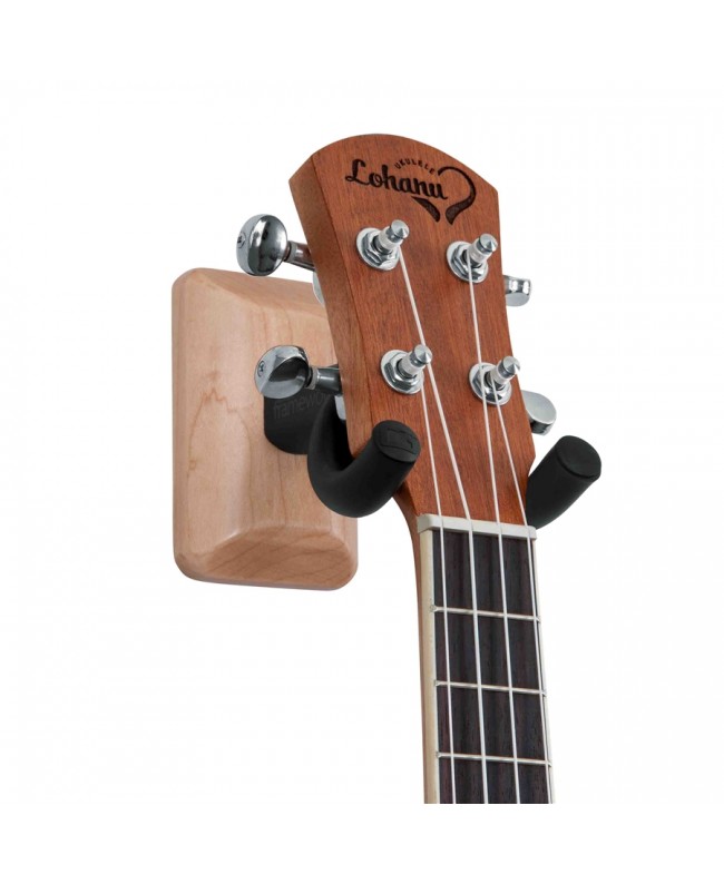 Gator Frameworks GFW-UKE-HNGRMPL Supporto da parete per ukulele e mandolino con piastra in acero Supporti a muro