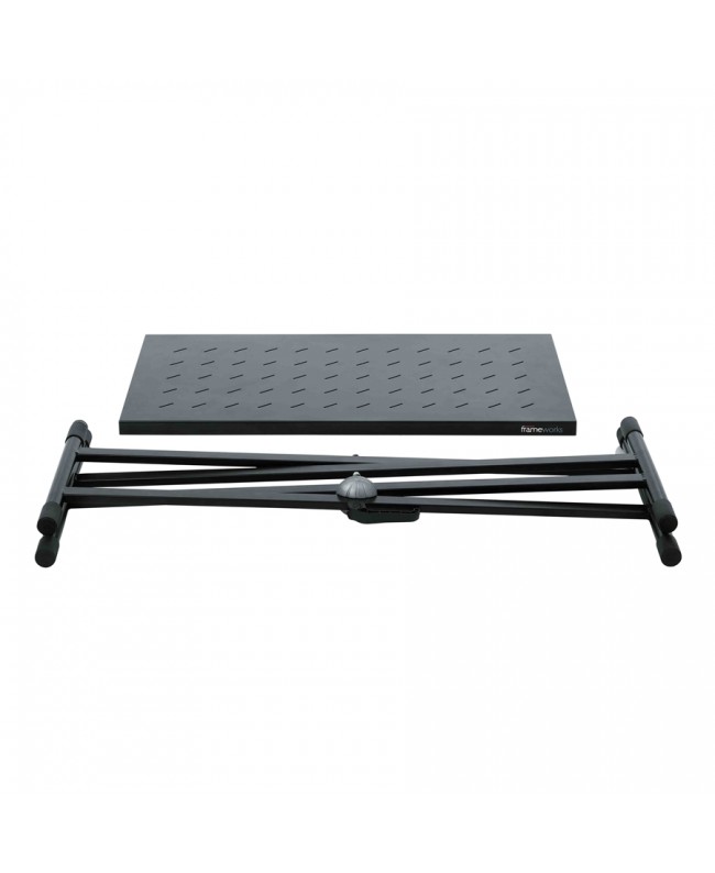 Gator Frameworks GFW-UTL-XSTDTBLTOPSET Fachboden mit doppelter X-Konsole Keyboard-Stative