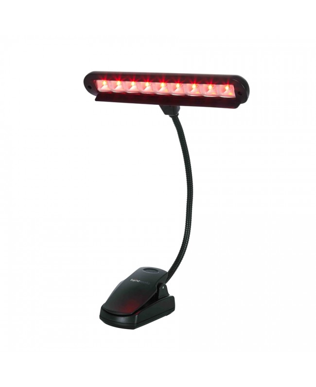 Gator Frameworks GFWMUSLEDR - Rote LED-Notenpultleuchte Leuchten
