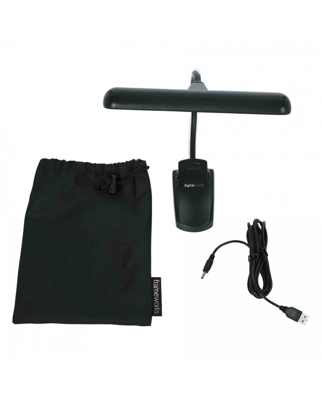 Gator Frameworks GFWMUSLEDR - Lampada LED rossa per leggii musicali Lampade