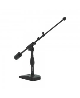 Gator Frameworks GFW-MIC-0822 Mikrofonständer mit Teleskopstange für Tische und Instrumente Bodenstative