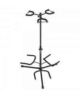 Gator Frameworks GFW-GTR-3000 Supporto triplo per chitarre con struttura in acciaio Supporti per chitarra elettrica
