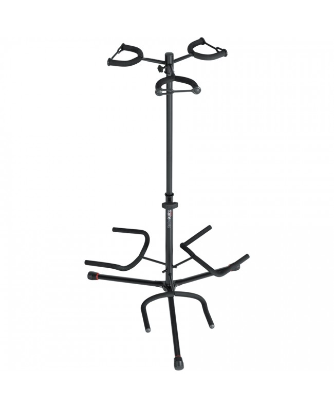 Gator Frameworks GFW-GTR-3000 Supporto triplo per chitarre con struttura in acciaio Supporti per chitarra elettrica