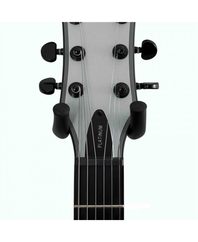 Gator Frameworks GFW-GTR-HNGRMHG Supporto a muro per chitarra con piastra mogano Supporti a muro