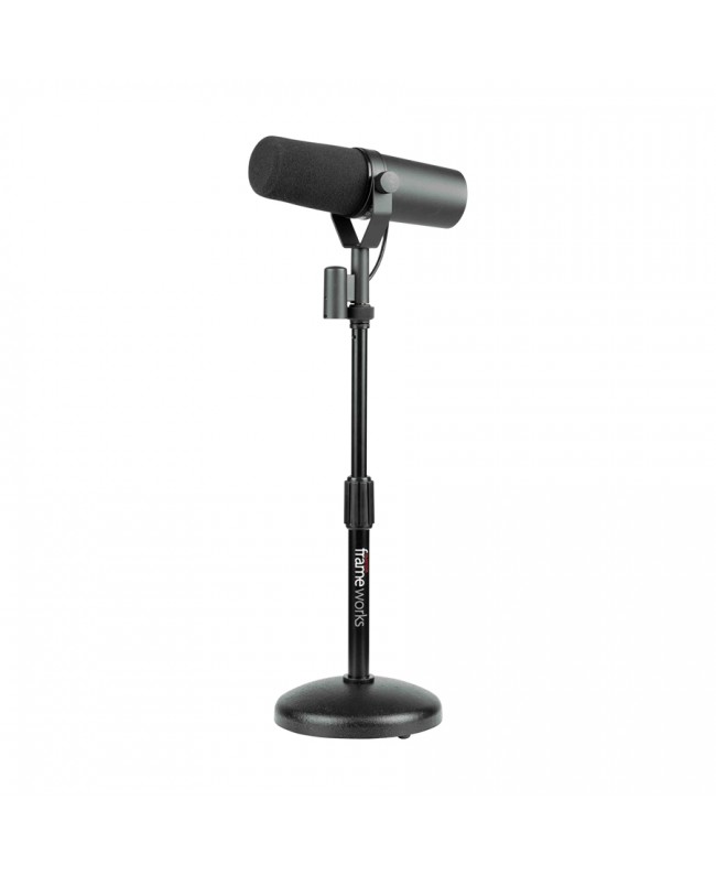 Gator Frameworks GFW-MIC-0501 Desktop microphone stand with round base Table Stands
