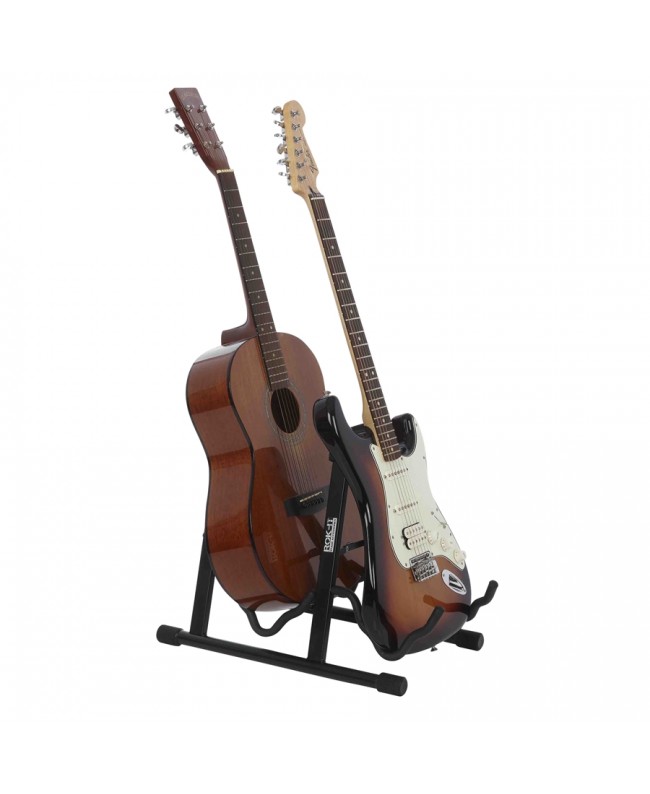 Gator Frameworks RI-GTRAU2X Doppelter A-Frame Gitarrenständer Akustikgitarren-Stative