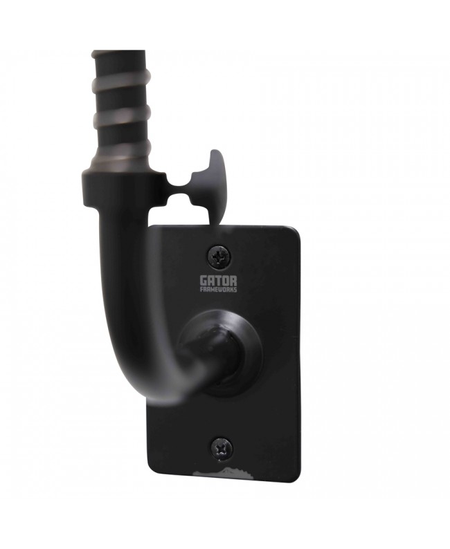 Gator Frameworks GFW-TRUMPETHNGR-BLK Gancio da parete per tromba Andere Instrumente