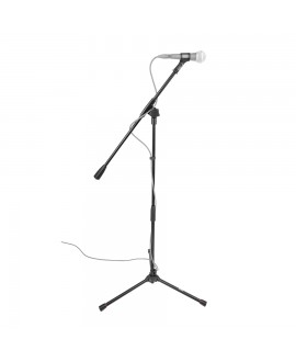 Gator Frameworks GFW-MIC-1500 Asta microfonica con boom fisso e base treppiede Bodenstative