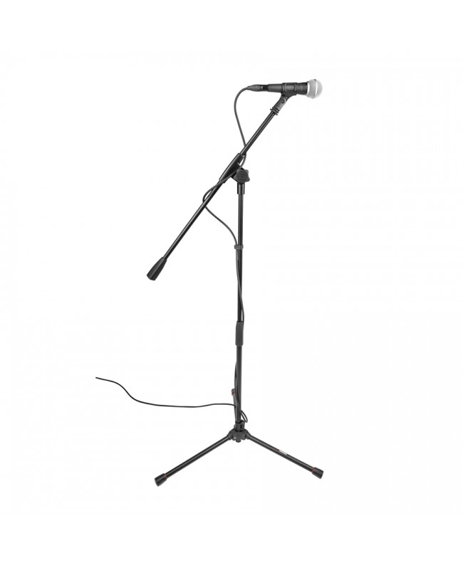 Gator Frameworks GFW-MIC-1500 Asta microfonica con boom fisso e base treppiede Floor Stands