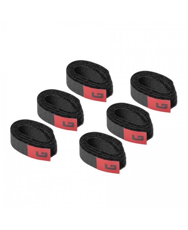 Gator Frameworks GFW-ID-CTCABLEWRAP-6PK Set di sei fascette in velcro per gestione cavi su supporti ID Series Creator Tree Mi...