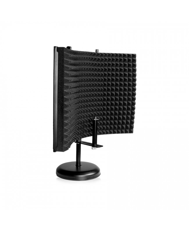 Gator Frameworks GFW-MICISO1216 Pannello isolante da tavolo 12x16 con base rotonda incluso Filtri acustici