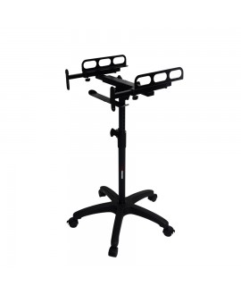 Gator Frameworks GFW-MIXERCART-0400 Stand regolabile su ruote per mixer, controller e unità rack Mixer-Stative