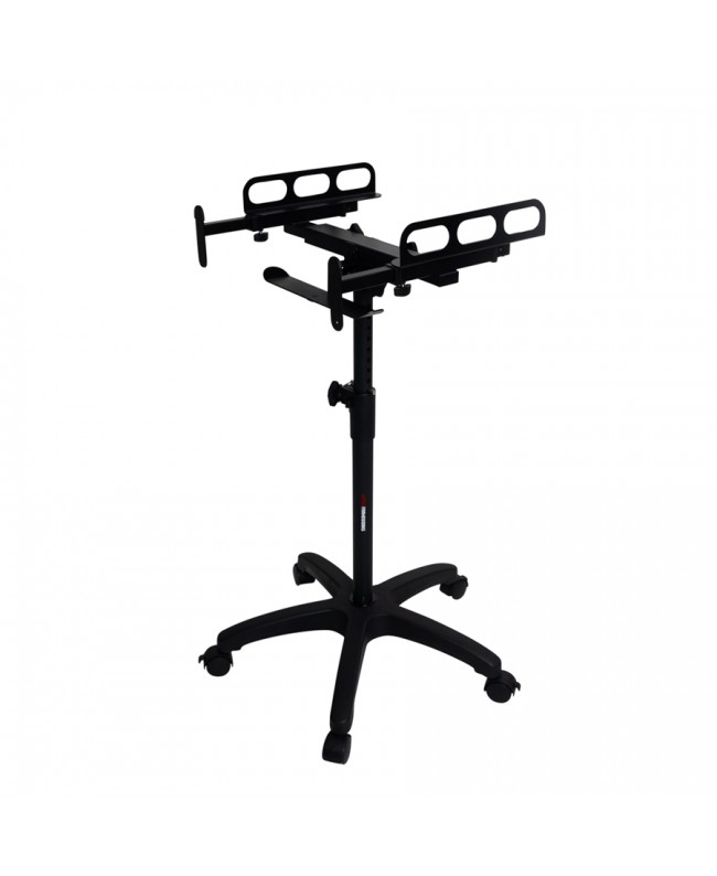 Gator Frameworks GFW-MIXERCART-0400 Stand regolabile su ruote per mixer, controller e unità rack Mixer-Stative