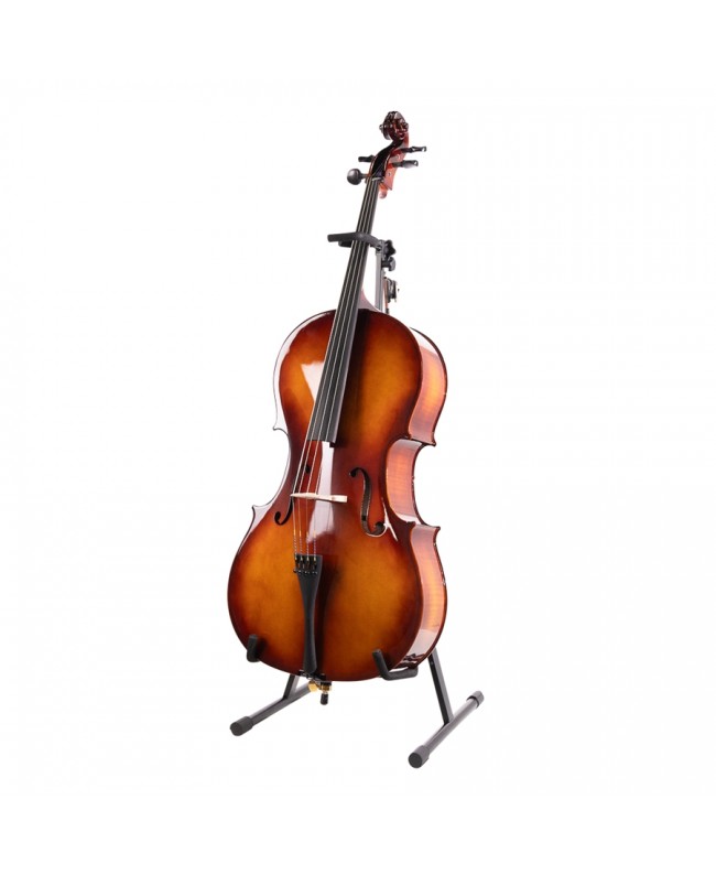 Gator Frameworks GFW-BNO-CELLO Supporto pieghevole per violoncello in acciaio con finitura nera Altri strumenti