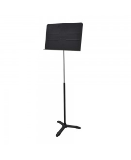 Gator Frameworks GFW-MUS-1001 Leggio in metallo spazzolato regolabile per spartiti, serie Recital Supports for music stands